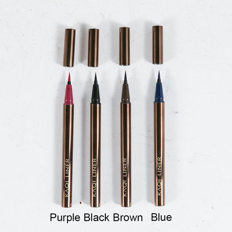 Ołówek narzędzia do wyrównywania makijażu czarna wodoodporna płynny Eyeliner długotrwały Eyeliner Pen