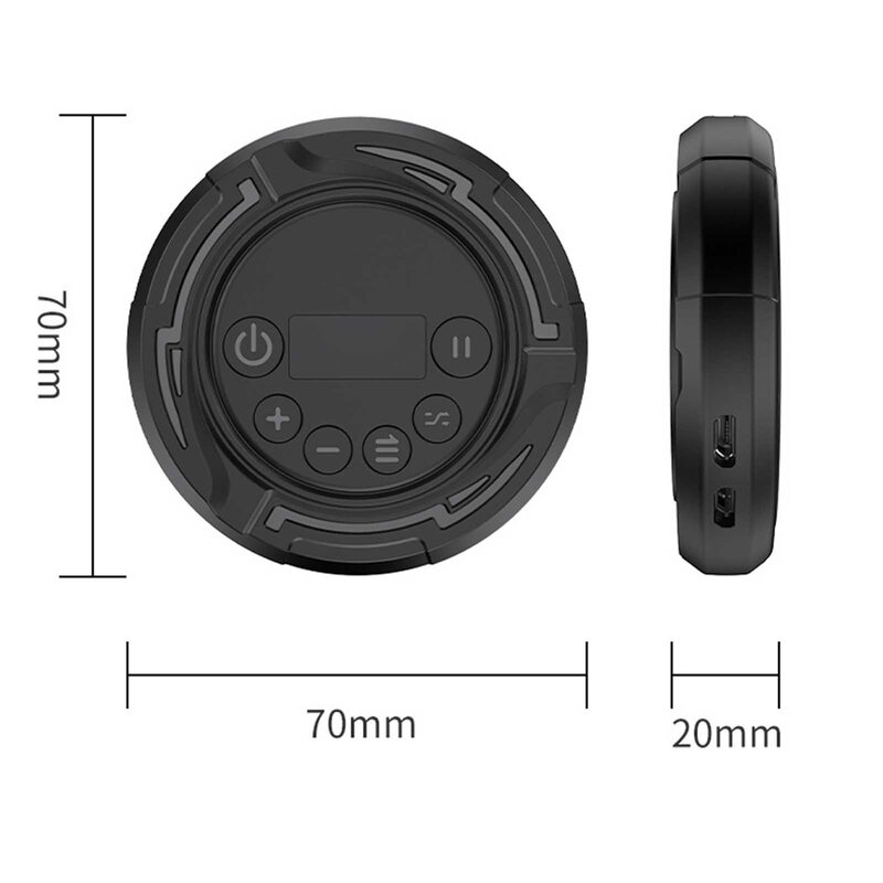 O condicionador de ar preto de grabber do ponto de conexão automático mudo esperto do telefone do clicker da tela de wi-fi parte a cabeça 1-6