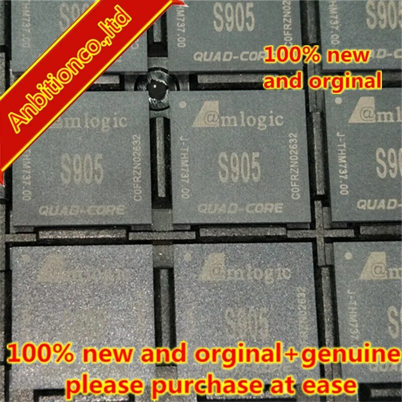 Photo réelle S905 BGA, 1-5 pièces, 100% nouveau et original, en stock