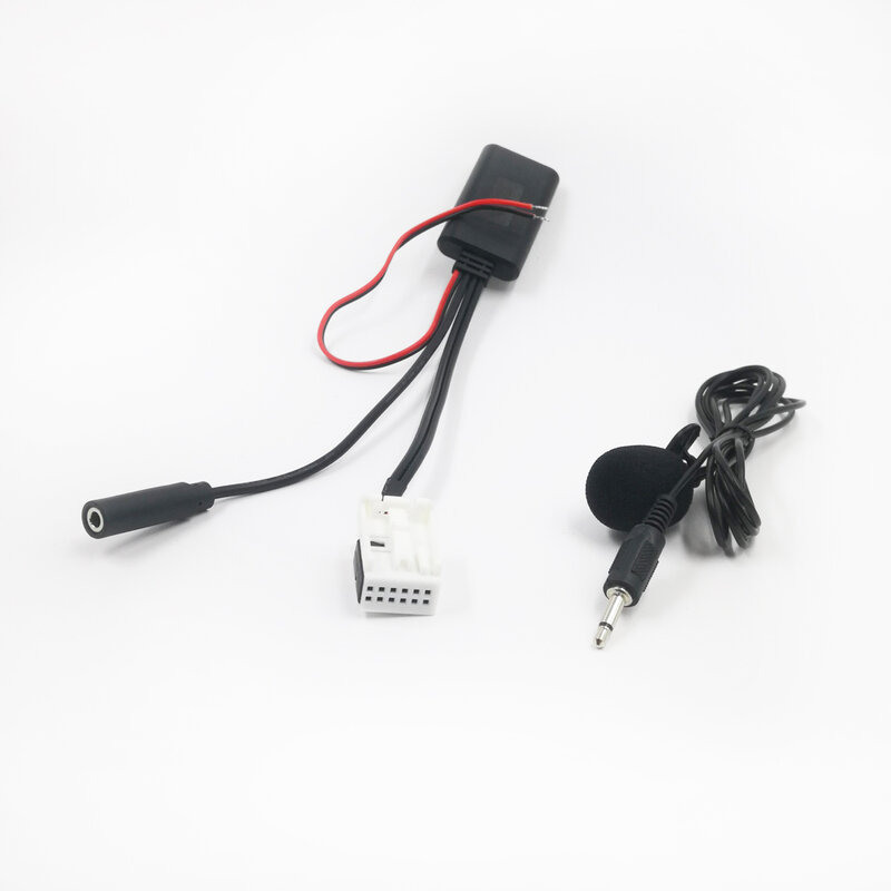 Biurlink-Car Radio Audio and Music Device, Bluetooth 5.0, Handsfree Aux Adapter, Harness Wire para Volkswagen Skoda, RCD310, RCD510, RNS510