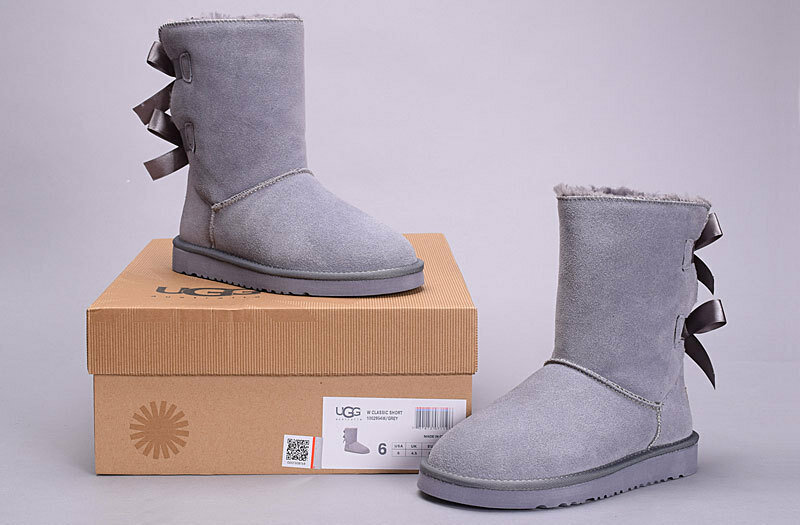 Ugg-UGG botas de nieve para mujer, zapatos clásicos con lazo de 2 cintas, 3280 originales