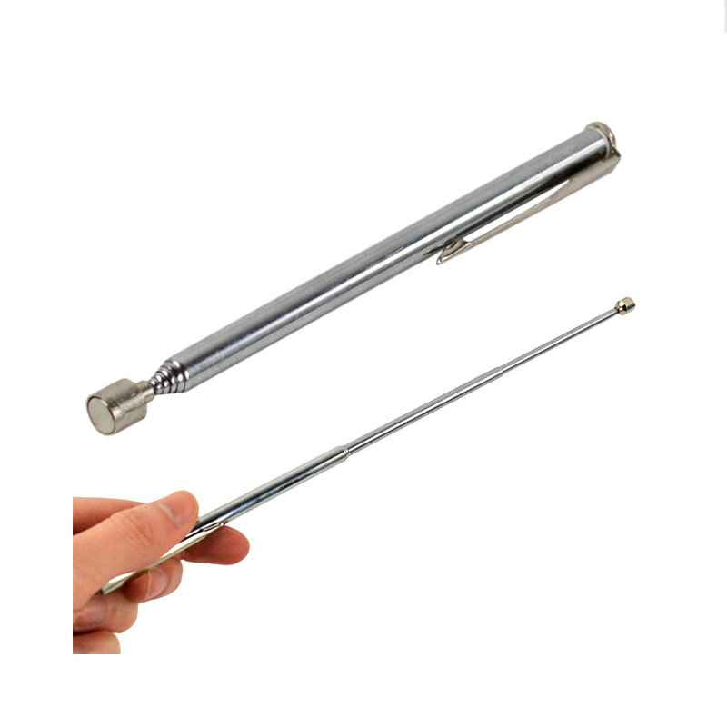 Mini bolígrafo de imán magnético telescópico portátil, palo de varilla extensible, recogedor de mano, Mini bolígrafo