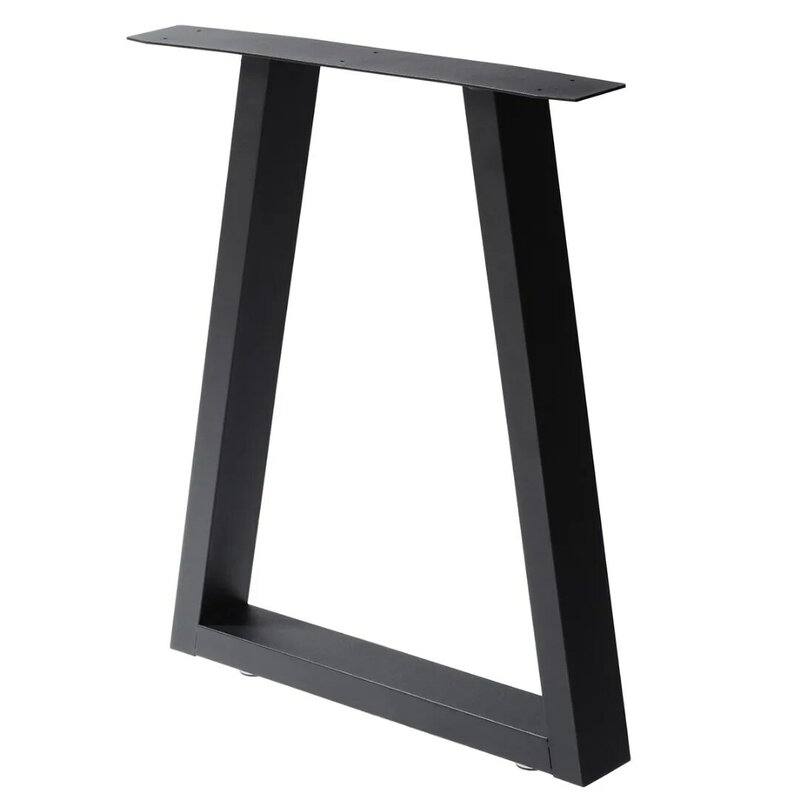 Pés de mesa de mesa de mesa de mesa de mesa de mesa de mesa de escritório de jantar de design de trapézio industrial para cadeiras de jantar pés novos pés de móveis pés 60*72cm (l * h)
