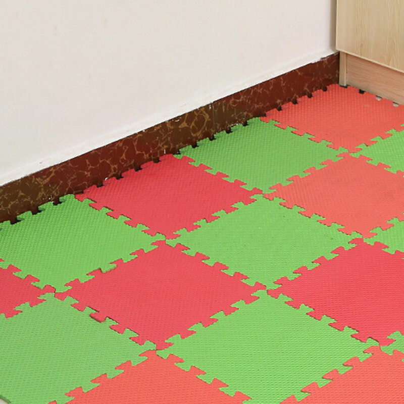 Alfombra Modular de espuma EVA para habitación de niños, tapete de juego antideslizante, puzle, centro de juegos, 30x30cm