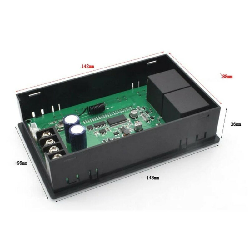 Taidacent PWM Speed Controller Display 12V 24V 36V 48V 30A Variable Engine DC Motor Speed Controller Panel Remote Control
