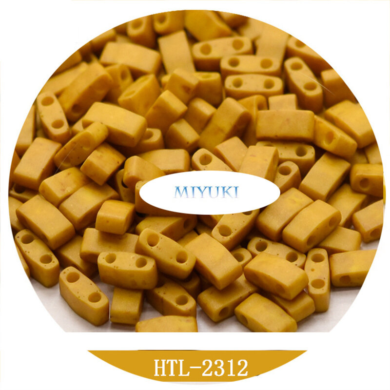 Miyuki – perles de ficelle 3G, importé du japon HTL Half Tila, série mate, 16 couleurs, pour bricolage, ornement