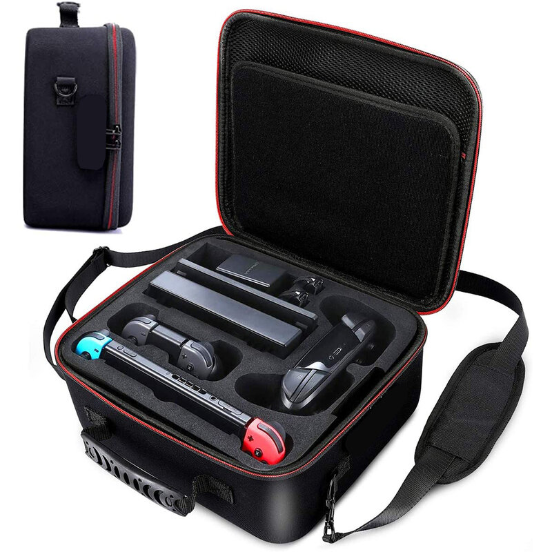 Carrying Storage Case Card Slot Grote Capaciteit Pouch Beschermende Tas Voor Nintend Nitendo Nintendo Switch Oled Game Accessoires