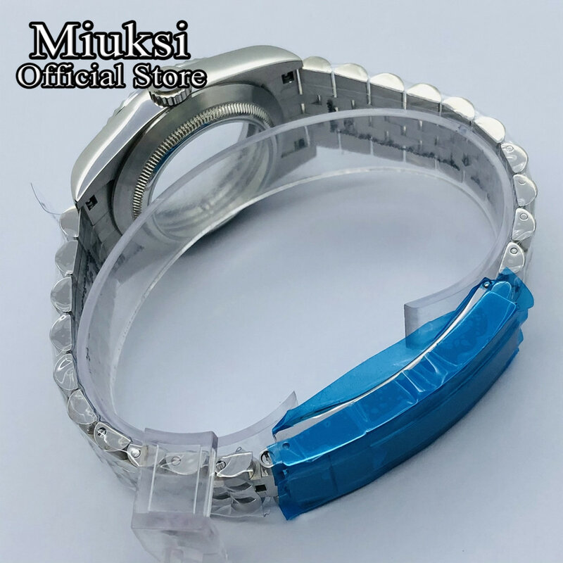 Miuksi-caja de cristal de zafiro para reloj, accesorio compatible con NH35 NH36 NH34 ETA2824 2836 Mingzhu DG2813 3804 Miyota8205 8215 PT5000, 36mm/40mm