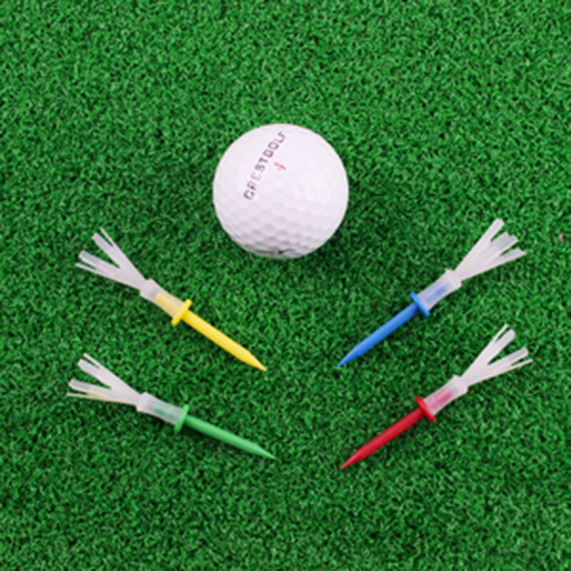 CRESTGOLF t-shirt da Golf in plastica multicolore 3-1/4 pollici Golf Tees 3.25 ''Tee 4 Yards accessori da Golf 12 pz/lotto