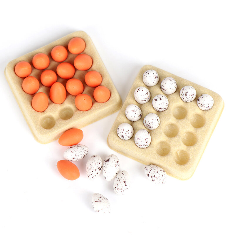 1Set Puppenhaus Miniatur Eier Küche Lebensmittel Modell Pretend Spielzeug Simulation Möbel Spielzeug Küche Decor