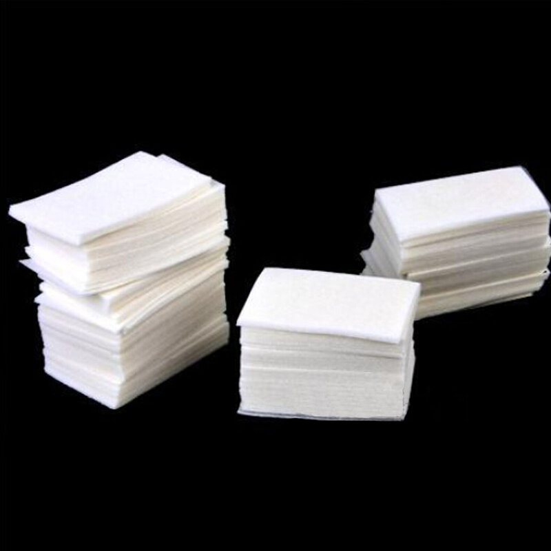 400ชิ้น/เซ็ตเล็บเช็ดเล็บเจลเล็บผ้าเช็ดทำความสะอาดผ้าฝ้าย Lint ผ้าฝ้ายกระดาษอะคริลิคเจล