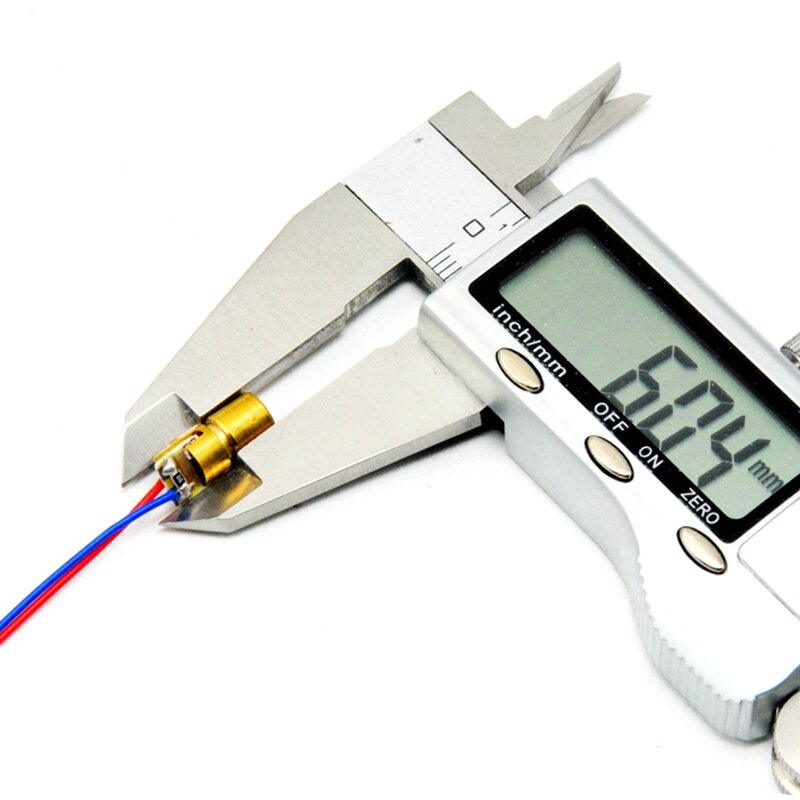 Mini-Typ 650nm 5mw rotes Laserdioden-Punkt modul mit Treiber 3v 6x10mm (10er-Pack)