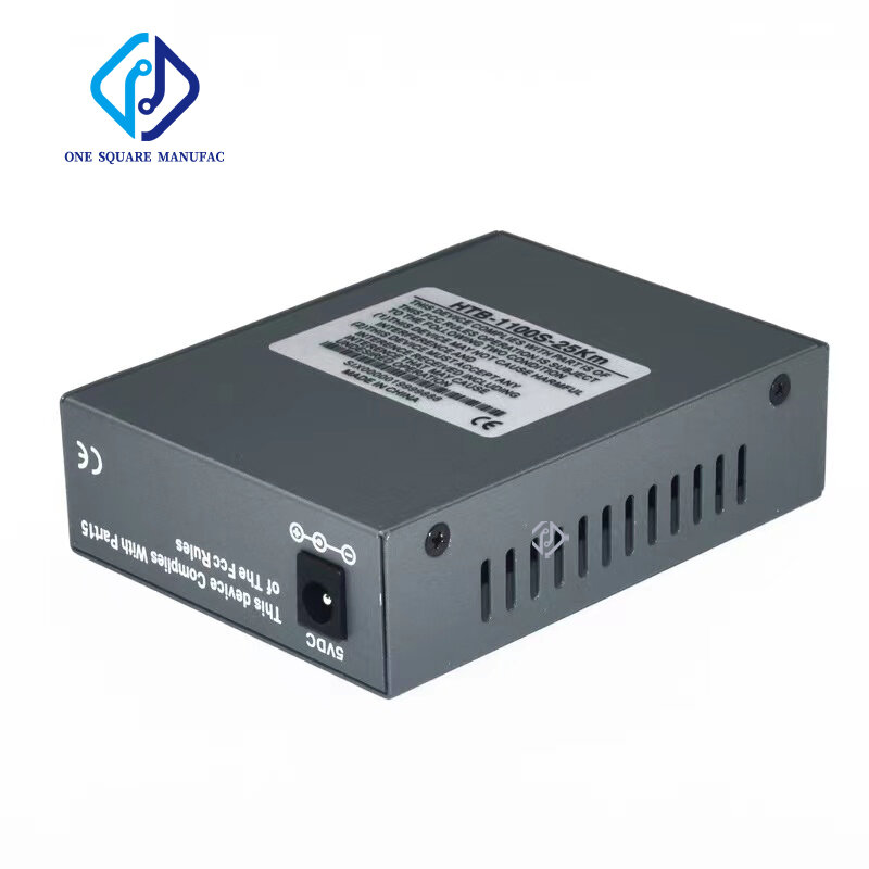 NetLINK – convertisseur de média HTB-1100S-25KM, monomode Duplex WDM double Fiber SC 10/100Mbps, émetteur-récepteur gigabit