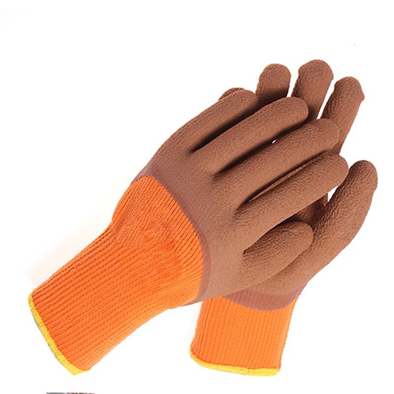 Outdoor warm gloves autumn and winter riding waterproof sports anti-skid five-finger touch screen gloves