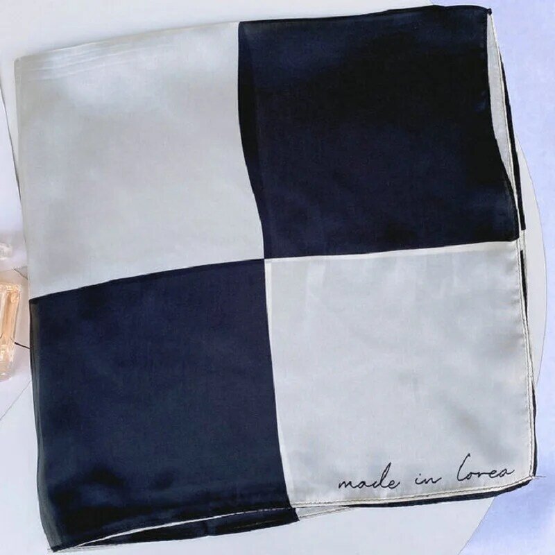 Yishine – foulard carré imprimé pour femmes, 70x70cm, bandeau Bandana, enveloppe de tête, châle, couleurs assorties, 2021