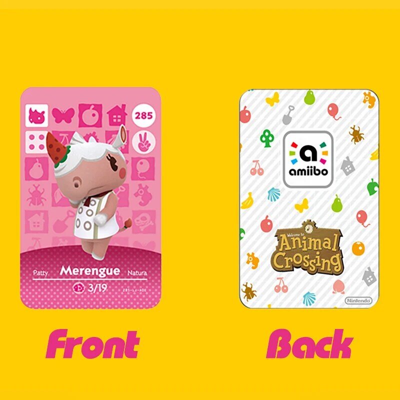 Animal Crossing New Horizons Amiibo tarjeta para NS Switch 3DS juego de cartas Lobo Serie 3 (241-270)