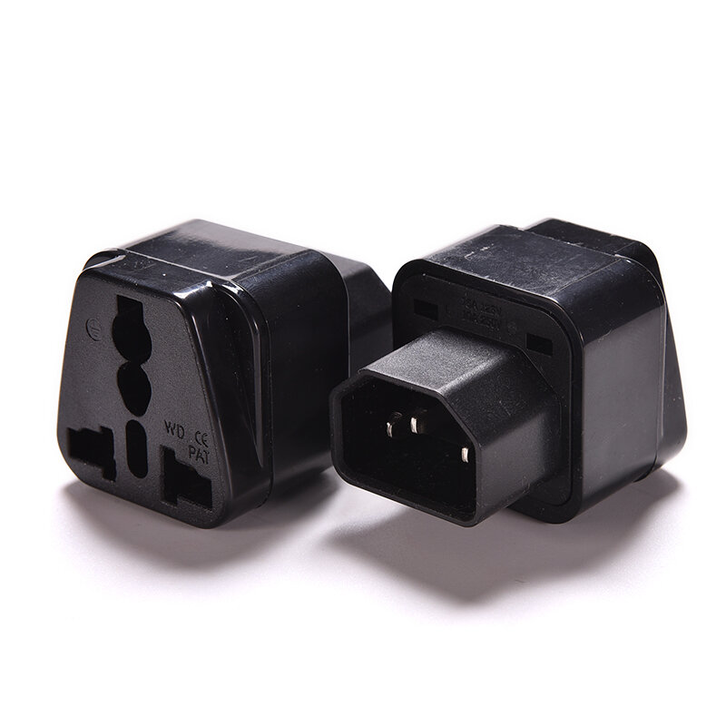 Enchufe negro hembra a Pro IEC 110 PDU UPS C14, convertidor de adaptador de corriente, 10A-16A, 250V-320 V, 1 unidad