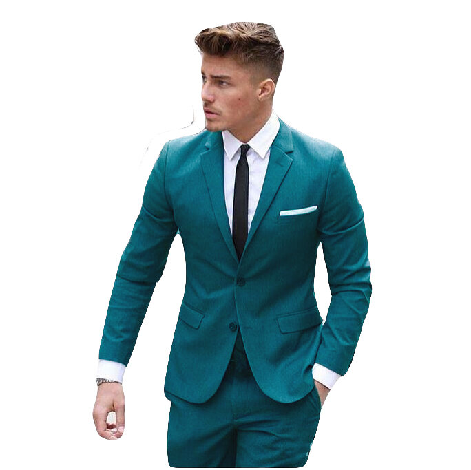 2020 nuovo Arrivo Elegante Grigio Custom Made Mens Smoking Vestito A Due Pezzi di Abito Da Sposa Slim Fit Sposo Vestiti di Affari (Jacket + pantaloni)