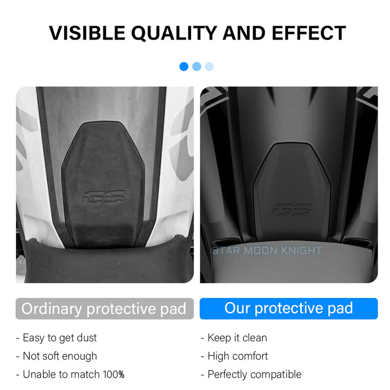 Almohadilla protectora de goma para tanque de combustible de motocicleta, accesorio para BMW R1250GS, R1200GS, R 1250 GS, 2013 - 2021