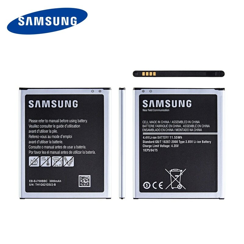 Samsung bateria original EB-BJ700BBC EB-BJ700CBE mah, bateria para samsung galaxy j7 j7008 j4 j700f j7009 j7000 j701f nfc