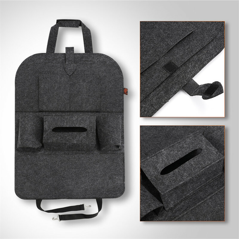 Per seggiolino Auto borsa portaoggetti tazze portaoggetti tessuto bambino Anti-kick 2020 nuova scatola portaoggetti per seggiolino Auto