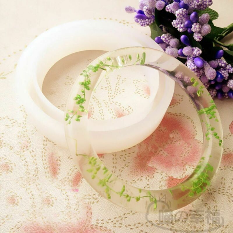 1X Silicone Bracelet Mould Mold For Resin Curve Bangle DIY Jewelry Making new arrival 2020