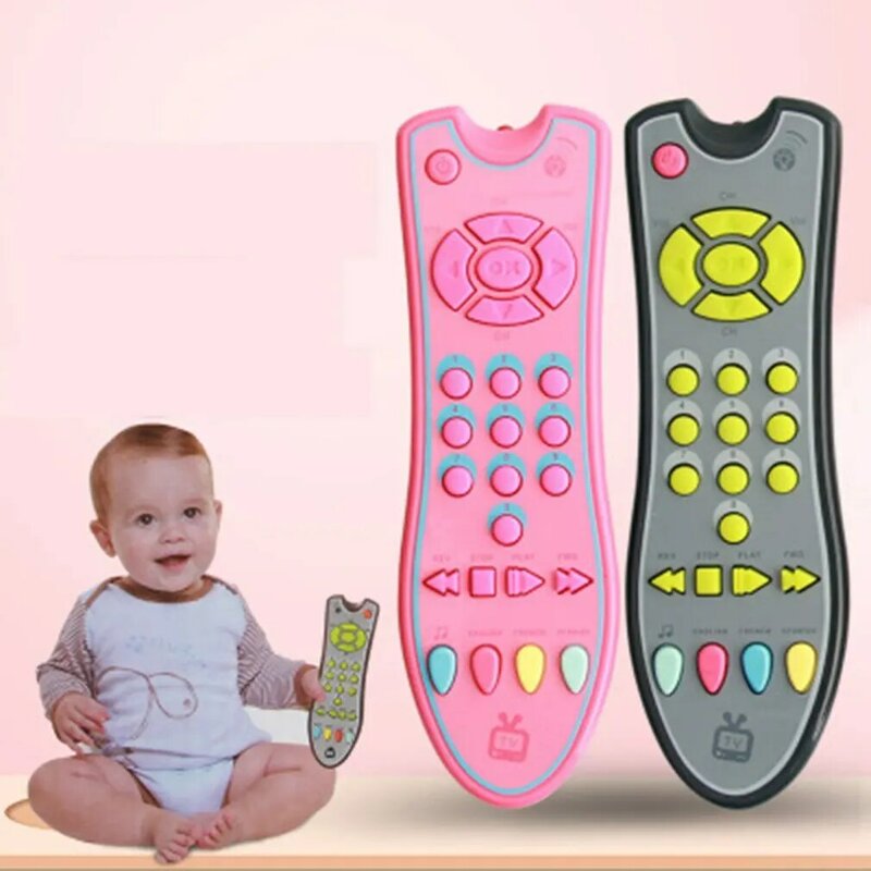 Controle Remoto Música Brinquedos para o Bebê, Telefone Móvel, TV, Controle Remoto, Early Educational, Números, Máquina de Aprendizagem Remota, Presente Toy