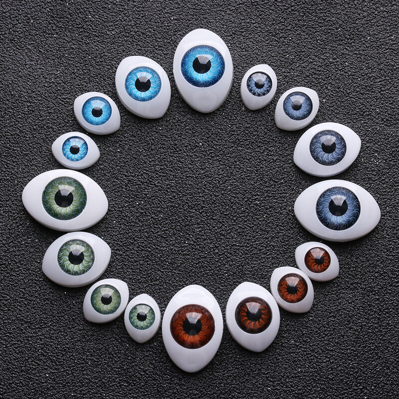 20Pcs 4 Sizes Mix Color Plastic Doll Safety Eyes For Funny Animal Toy Puppet Making Dinosaur Eyeball DIY Craft Gift Accessories