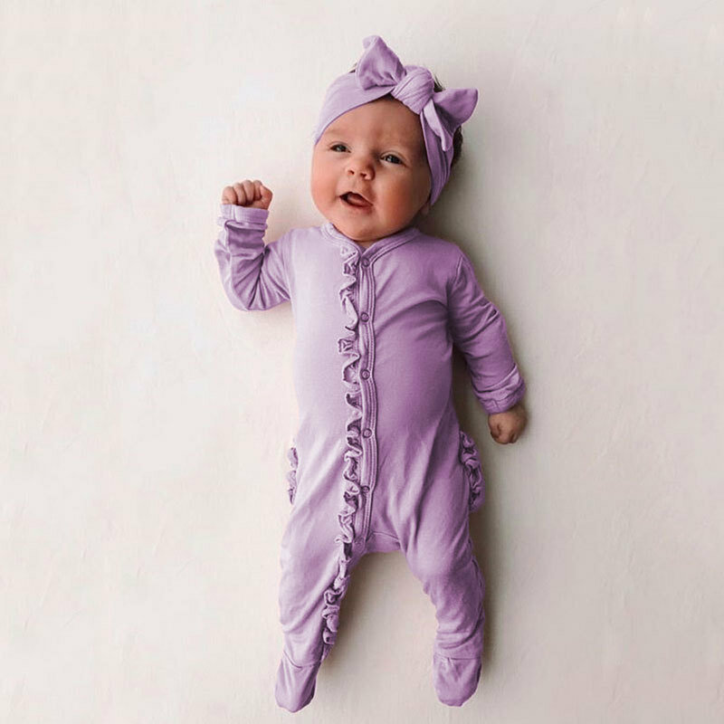 Geckatte novo outono inverno unicórnio bonito macacão roupas da menina do bebê sólido bebê menino roupas babygirl onesie novo nascido roupas de bebê
