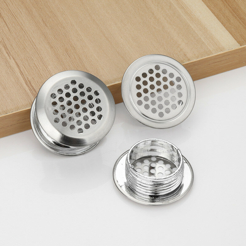 10set Stainless steel double-sided adjustment vent cover furniture Air Vent Louver ventilator grille cover for Shoe cabinet