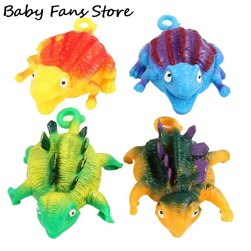 Śmieszne dmuchanie zabawki zwierzątka nadmuchiwane dinozaur piłka Vent Smash zabawki dla dzieci dzieci balon wodny wycisnąć nowość Party lalki piękne
