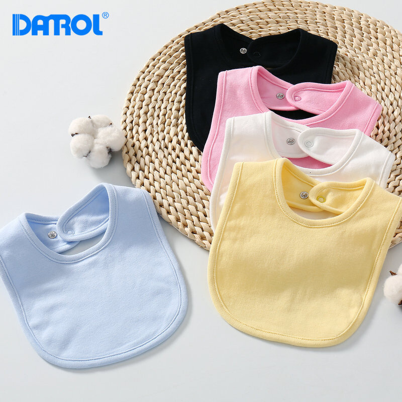 Bavoir en coton absorbant pour nouveau-né, serviette de dentition pour bébé, sac de riz, bavoir de salive, 2 pièces