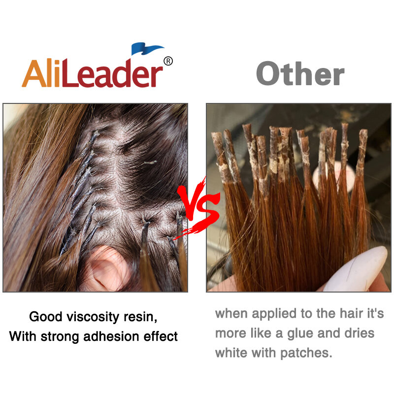 Alileader 100% итальянский Кератиновый клей 20/50/100 г/лот прозрачный белый коричневый клей карандаш сильной фиксации не скользящие связи наращивания волос