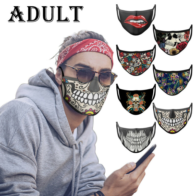 입 모자 빨 수있는 성인 사이클링 통기성 입 마스크 Windproof Anti-spiting Face Masks Washable