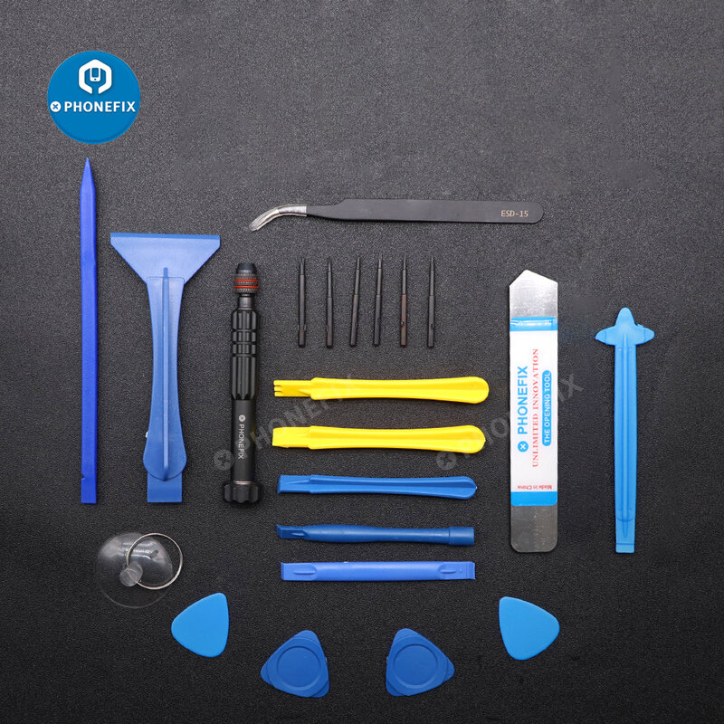 Professional Mobile Phone Screen Opening Repair Set Screwdriver Pry Suction Cup Insulation Pad Disassemble Tool for iPhone