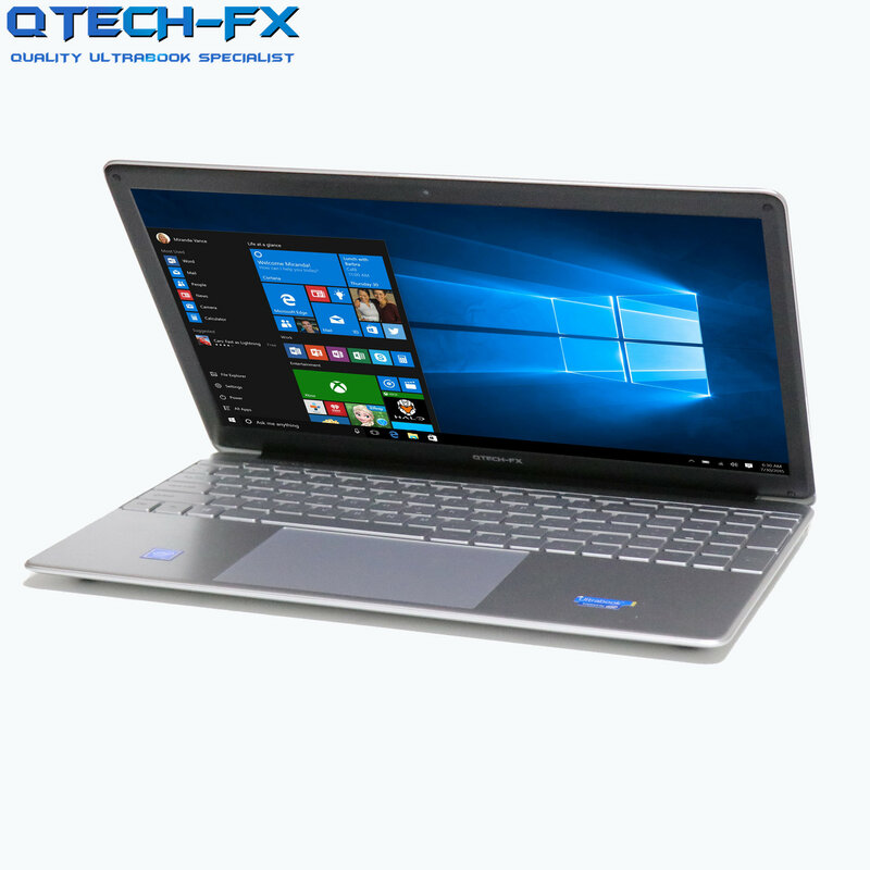 15.6" 1TB 12GB RAM 64GB SSD Fast CPU Celeron 4 cores and 1000GB HDD Business Student Thin Arabic AZERTY Spanish Russian Keyboard