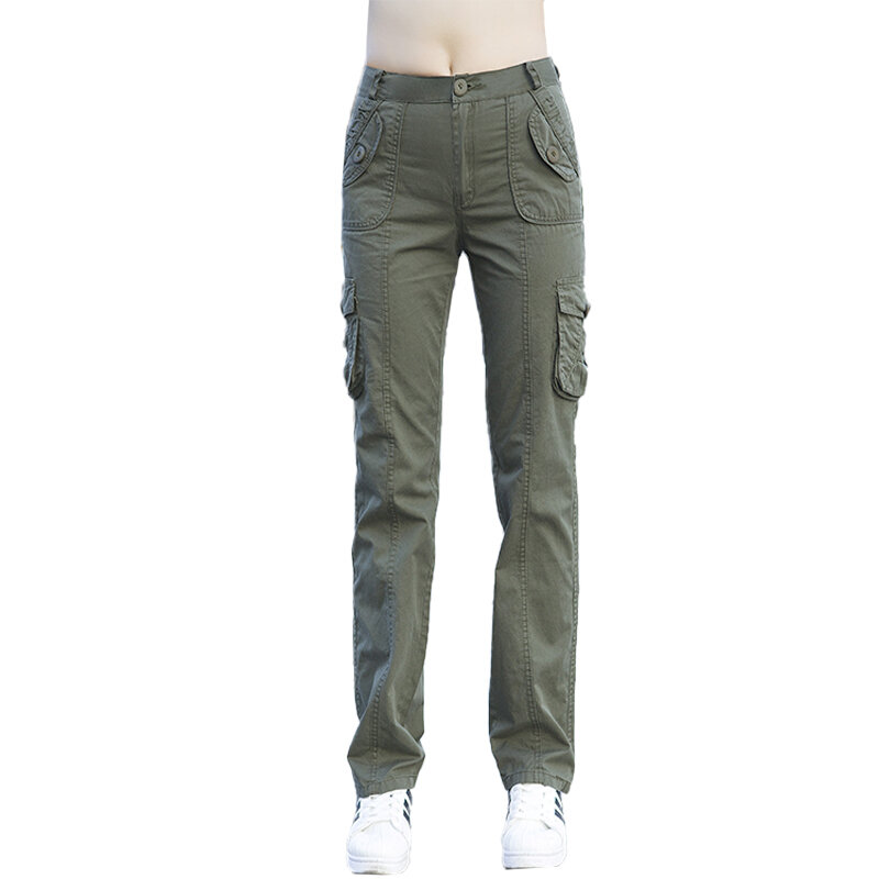 New Arrival Full Pants Women Casual Jogger Cargo Pants Fashion Style Female Trousers