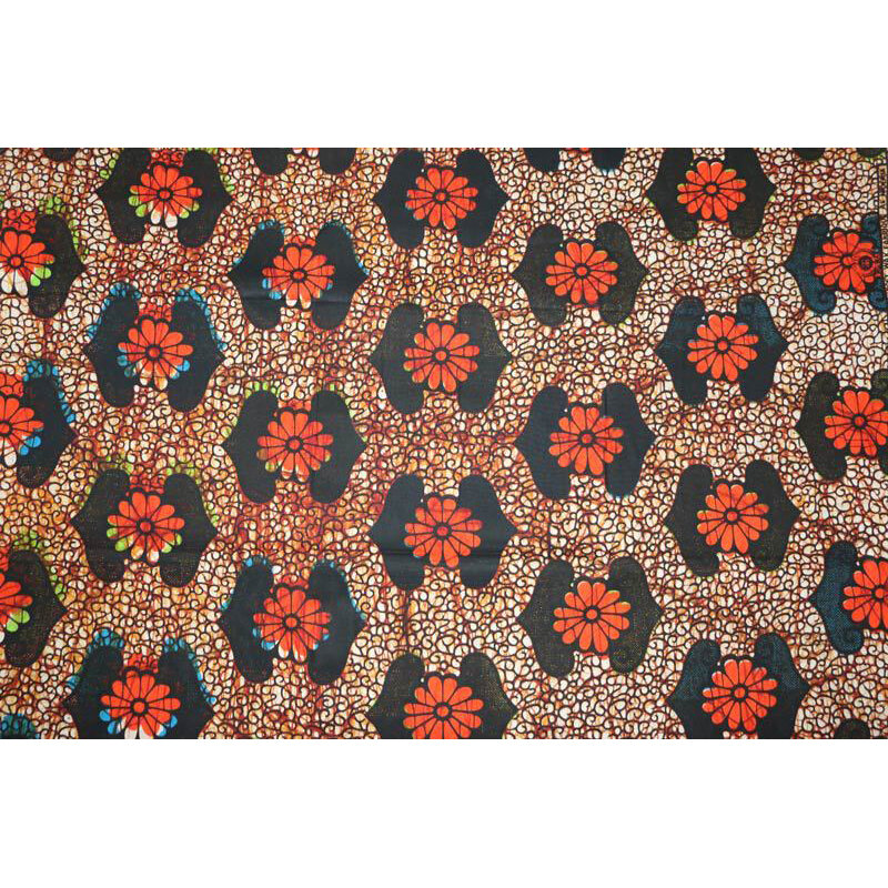 100% cera de algodão africano tecido de impressão de cera africano de alta qualidade para vestidos tecido de cera