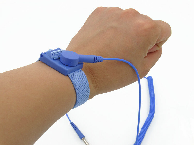 Cordless Wireless Clip Antistatic Anti Static ESD Wristband Wrist Strap Discharge Cables For Electrician IC PLCC worker