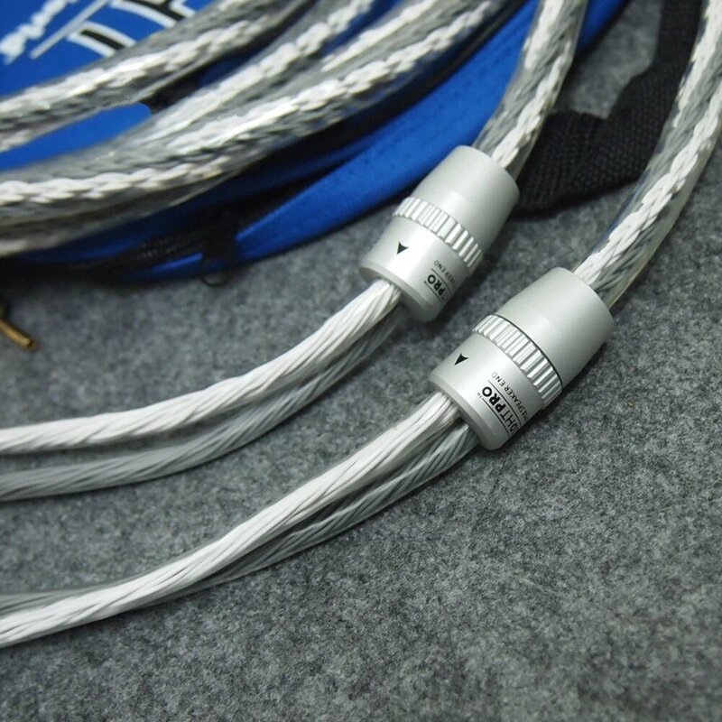 Cable de altavoz hifi XLO HTP12 con enchufe Banana, línea de Audio HiFi de 2,5 m