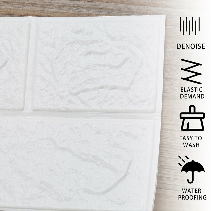 Stiker Dinding 3D Busa Perekat Diri Dekorasi Ruang DIY Wallpaper Dekorasi Dinding Ruang Tamu Stiker Dinding Drcor 70x15CM