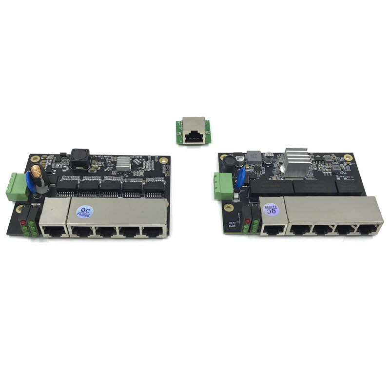 Industrial Ethernet Switch Module 5 Ports Unmanaged 100/1000mbps  PCBA board OEM Auto-sensing Ports PCBA board OEM Motherboard