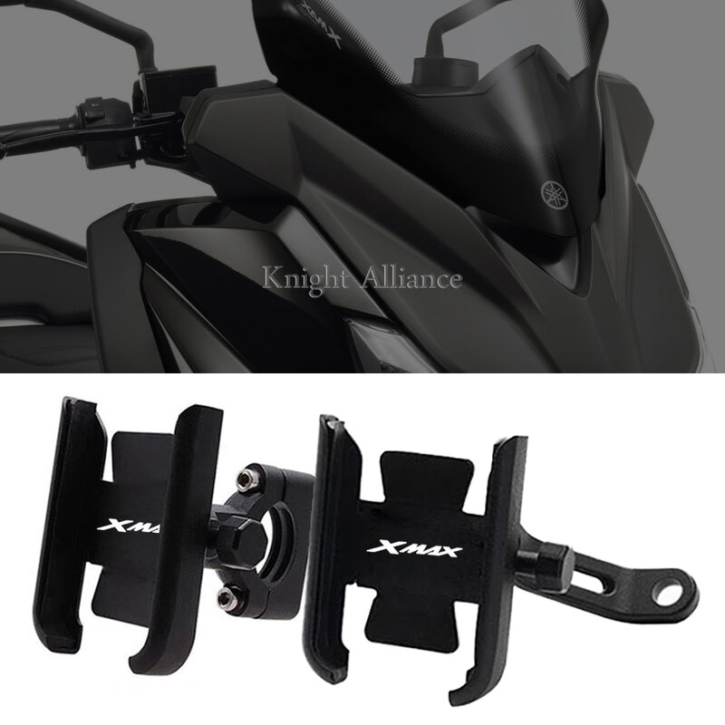 For YAMAHA XMAX300 XMAX400 XMAX X-MAX 125 250 300 400 Motorcycle Accessories Handlebar Mobile Phone Holder GPS Stand Bracket