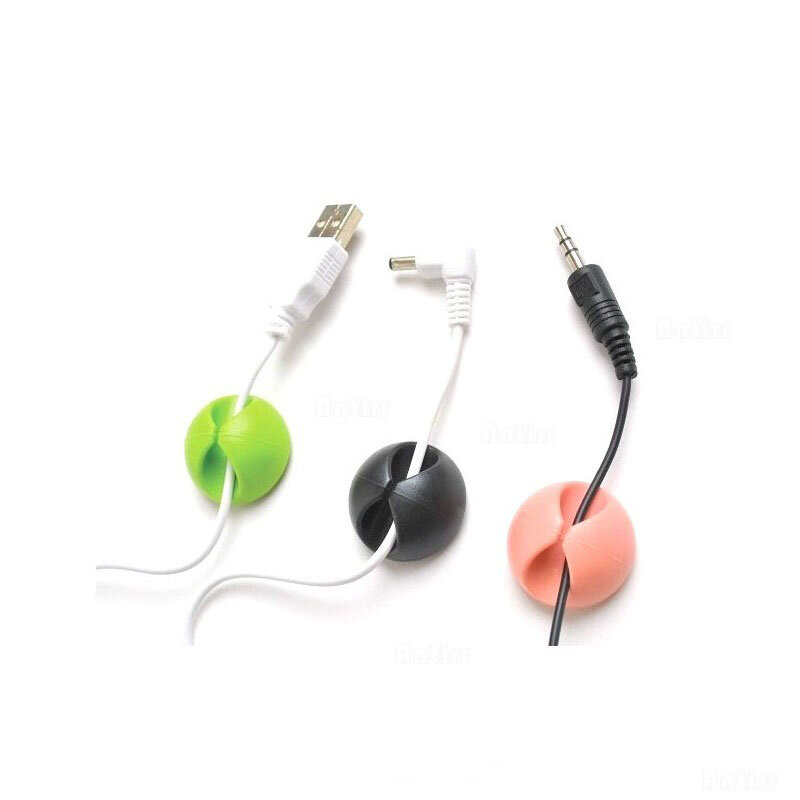 Universal Cable Bobbin Winder clamp protector Earphone Organizer Wire Cord Desk Fixer Holder Data line Tidy Collation Management