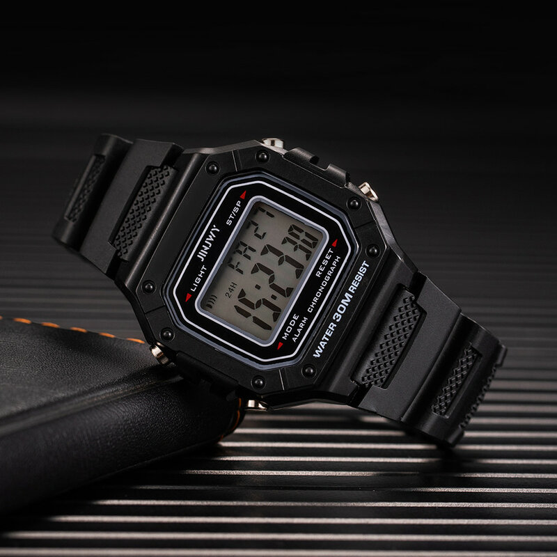 Jam tangan anak 2024 jam elektronik jam tangan olahraga untuk anak jam tangan Digital jam Alarm jam Led Montre Homme Zegarek jam tangan Led