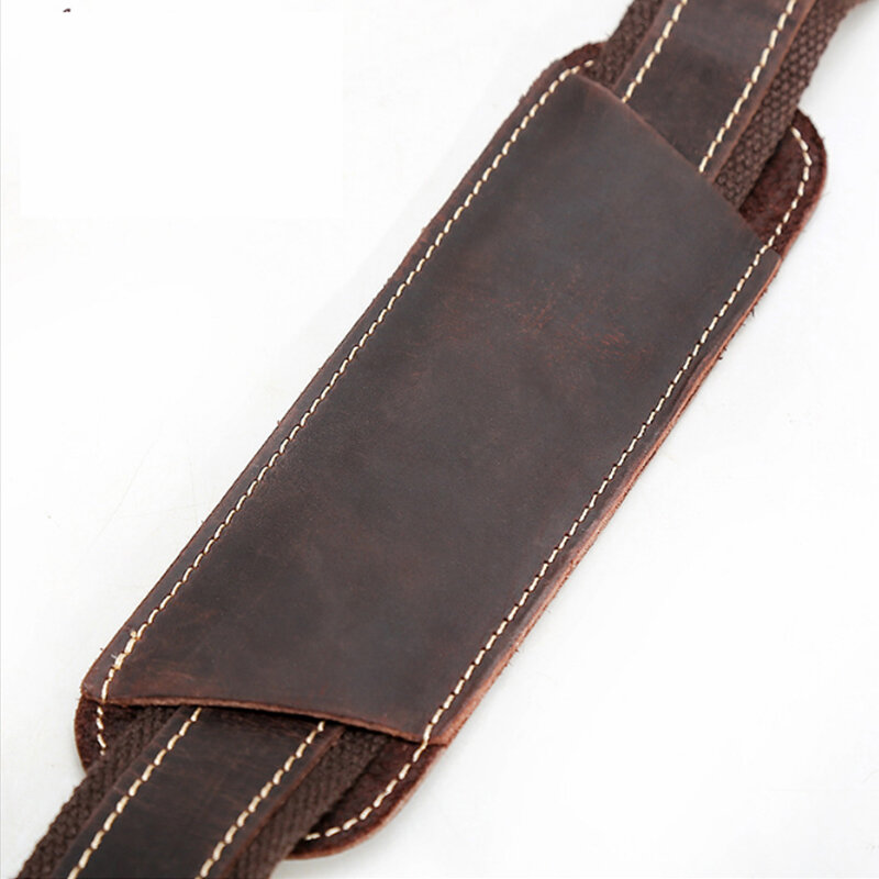 Высококачественный кожаный ремешок на плечо Crazy Horse, ремешки из натуральной кожи для дорожной сумки, портфель, сумка, ремешок для сумок