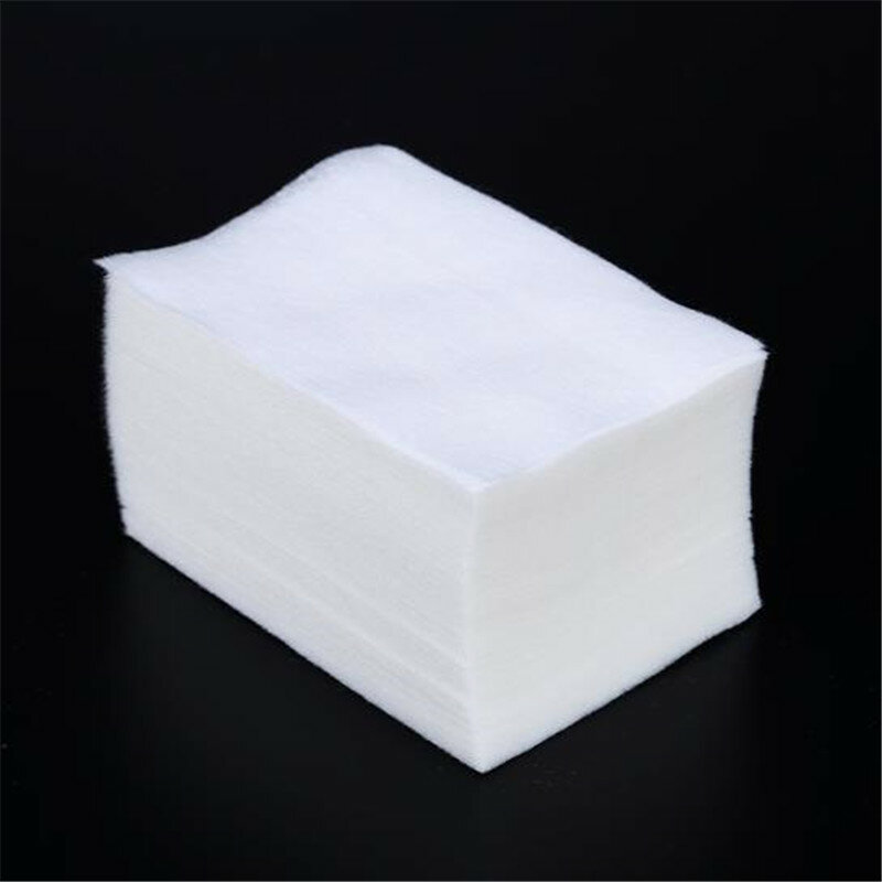 1200pcs/1600pcs Cotton White Nail Polish Remover Nail Wipes Nail Art Tips Cleaning Wipes Lint Free Pads Paper Manicure Tool 20#3