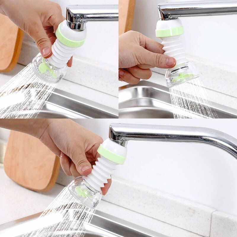 Acessórios de cozinha Anti-splash Faucet Filter Tip Kitchen Water Filter Pulverizador Tap Water Strainer faucet extender