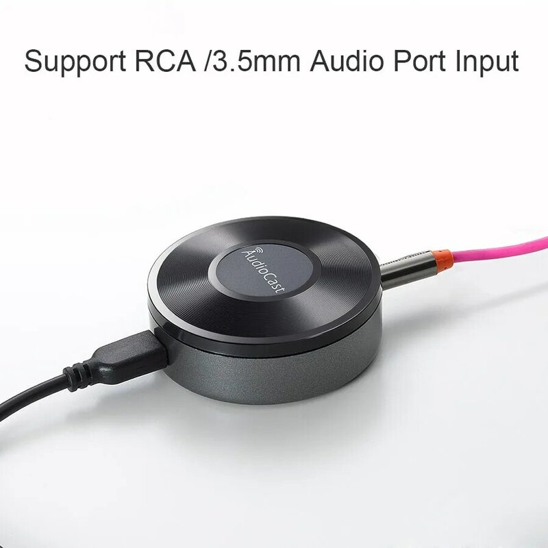 ไร้สาย Wifi Music Audio Streamer ตัวรับสัญญาณ Audiocast Ieast Play M5 DLNA สำหรับ Airplay เสียงเพลงอะแดปเตอร์ Multi Room ลำธาร