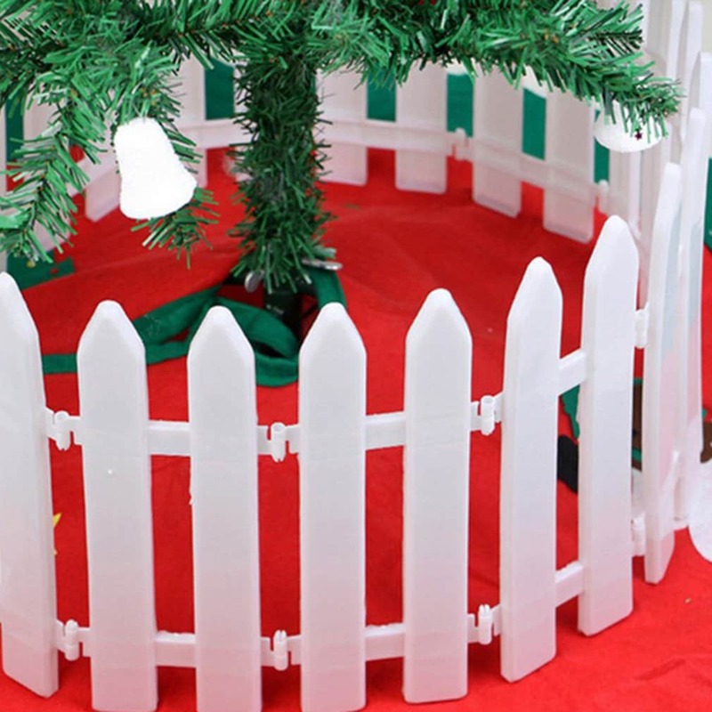 Пластиковый забор 11*29 см, для сада, внутреннего помещения, забор для детского сада, цветов, сада, овощей, маленькое Рождественское украшение